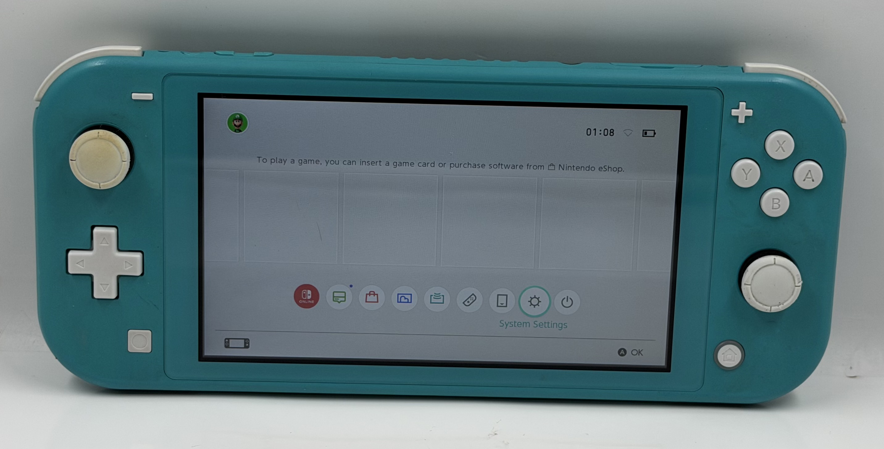 Nintendo Switch Lite 本体 ［HDH-001］ Pre-owned NINTENDO SWITCH LITE HDH-001 - NO CHARGER ( CYAN